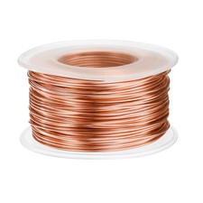 Fil alu 18G 1.0mm 98.5ft souple anodisé rose or pour bijoux DIY