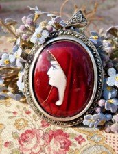 ANCIEN PENDENTIF en ARGENT et