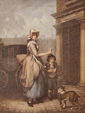 Estampe XIXème "Do you want any matches ?" Cries of London Wheatley & A. Cardon