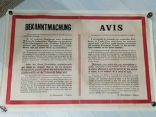 Fort Rare Affiche Allemande Pilote Para Parachutiste SAS Occupation 