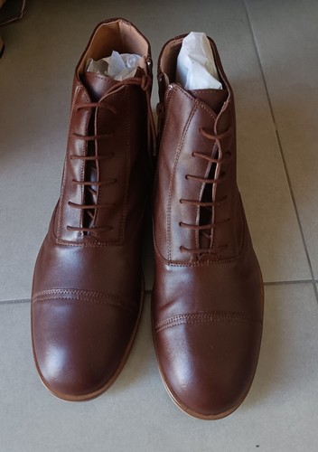 Swivells bottines homme cuir
