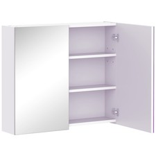 HOMCOM Armoire murale salle de