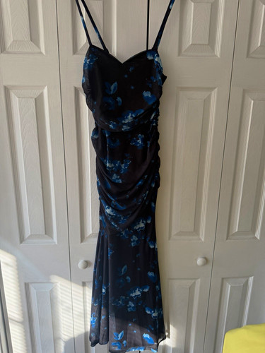 Lulus black blue - lulus, floral