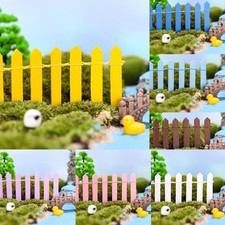 Fairy Jardin Kit Bois Clôture Accessoire Mini Terrarium Poupée Maison Diy-Decor