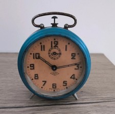 Ancien Réveil Japy Bleu