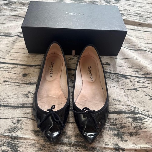Repetto black patent leather - patent,