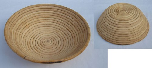 Panier pain ancien - -, rotin