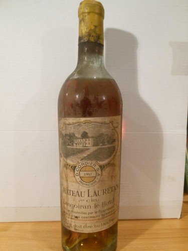 Château laurétan blanc 1947 - château,