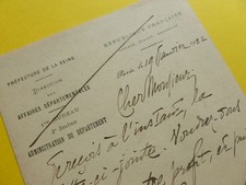Georges FAILLET dit FAGUS (1872-1933) POETE symbolisme. Anarchie. AUTOGRAPHE