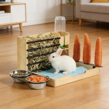 Mangeoire à foin pour lapins