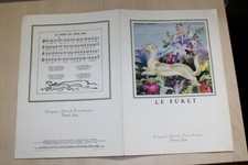 Menu Paquebot Flandre Diner 18