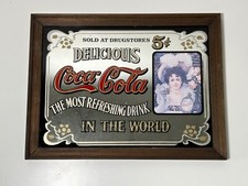 Miroir Coca Cola sérigraphié