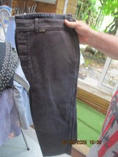 ANCIEN PANTALON EN TOILE CÔTELÉ grande taille le laboureur "GRAND PERE MAQUIGNON