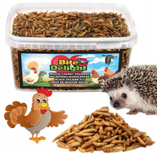 Nourriture pour animaux Larves