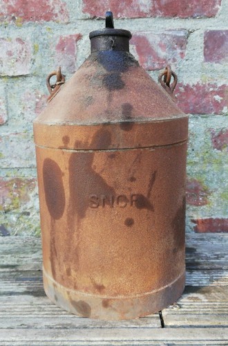 Rare ancien bidon huile sncf - rare,