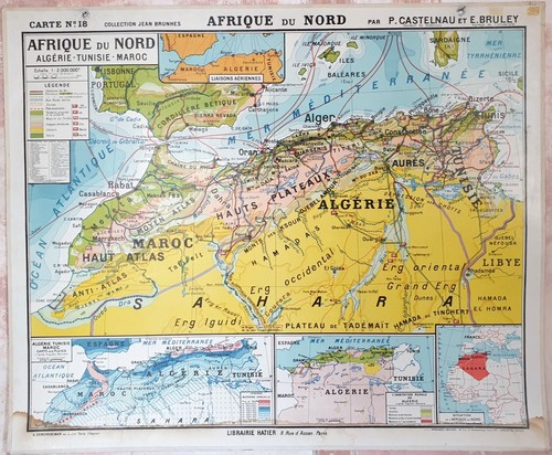 Ancienne carte scolaire - 🌏,