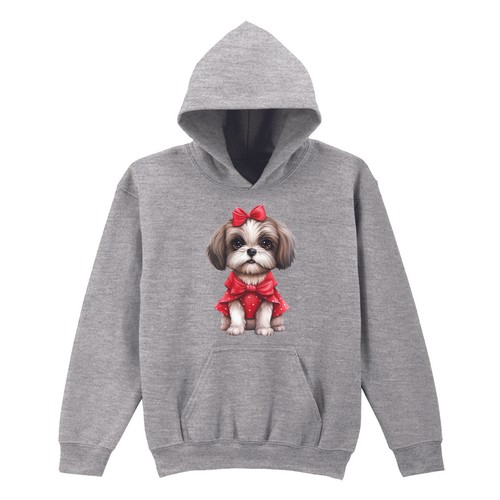 Joli pull capuche graphique - pull,