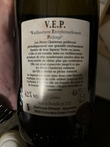 Chartreuse vep jaune 2022 - vep,