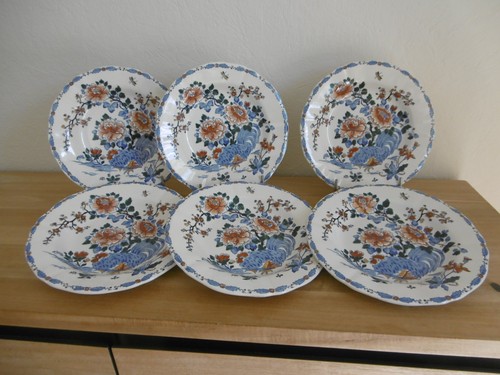 Six assiettes creuses - six,
