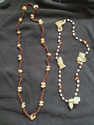 collier coquillage polynesie