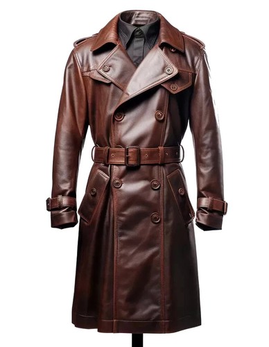 Manteau trench homme long