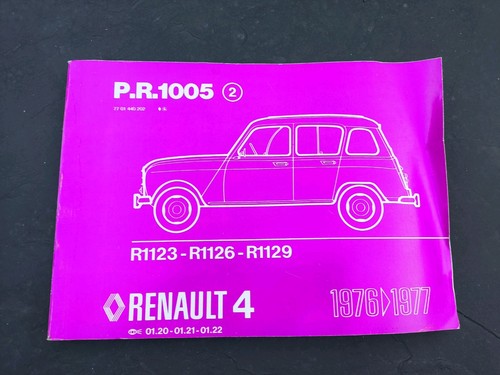 Regie renault 1005 - renault, 4