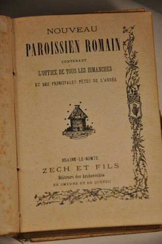 Missel paroissien romain - missel,