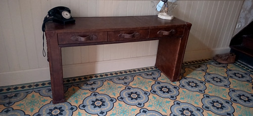 Bureau ancien bois - ancien, massif