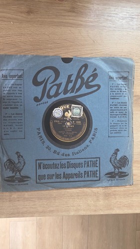 Disque vinyl pathé saphir - vinyl,