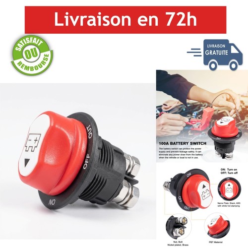 Coupe batterie 100 a - 12, v