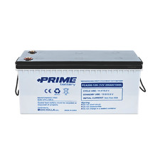 Prime" 12V 200Ah Deep Cycle Solar Hermetic AGM Battery