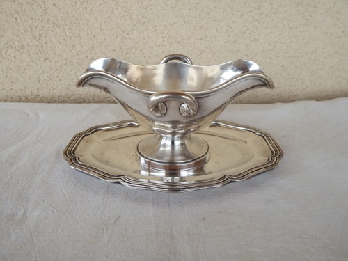 Ancienne saucière métal - ancienne,