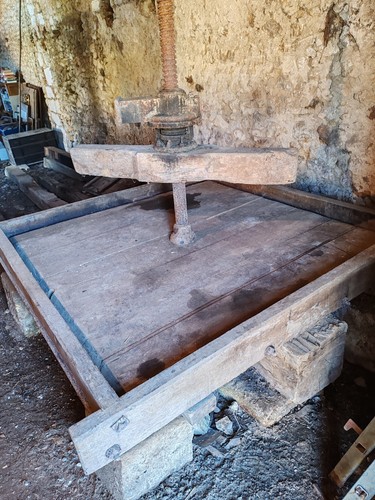 Pressoir ancien bois avec - bois, sa