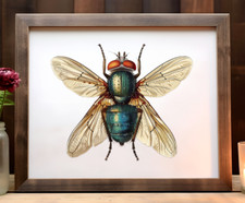 Fly Art Print, Fly Wall Art