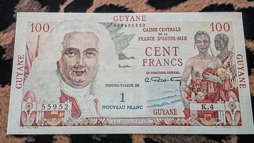 Billet 100 francs bougainville - 100,