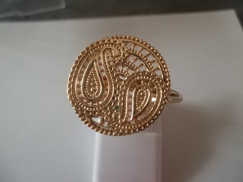 Bague motif ciselé femme