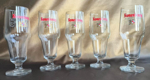 Verres tulipes kronenbourg - 5,