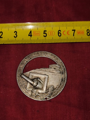 Insigne métal blanc coudre - insigne,