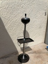 Cendrier vintage chrome metal