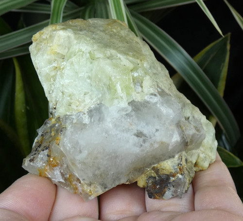 Béryl vert quartz - béryl, &