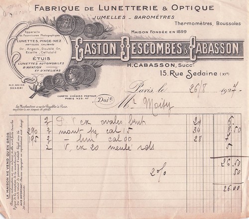 Paris lunetier descombes - 75,