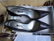 escarpins de soirée noir pailleté