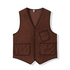 Gilet velours côtelé pour - gilet,