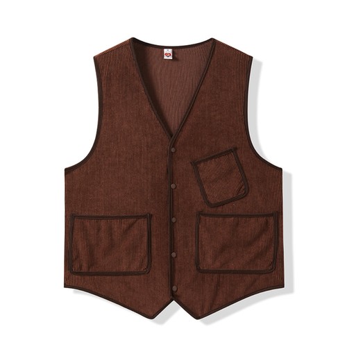 Gilet velours côtelé pour - en,