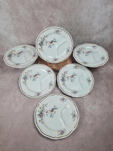 Lot assiettes à asperges - 6,