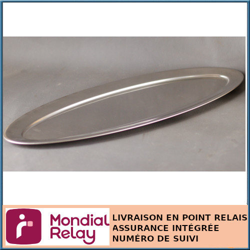 Grand plat torpilleur ovale - plat, en