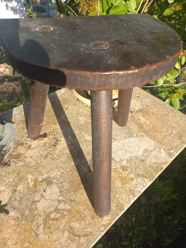Ancien tabouret traite - ancien,