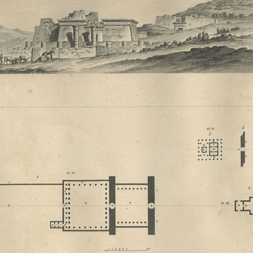 Folio egypte thèbes - egypte,