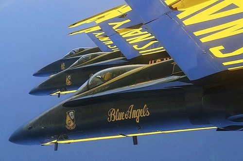Navy blue angels - navy, top