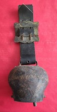 Art Populaire Grande CLOCHE Ancienne SONNAILLE En METAL Vache, Chèvre, Alpages .